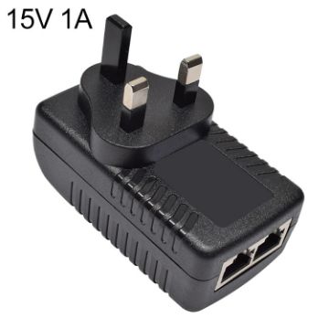 Picture of 15V 1A Router AP Wireless POE / LAD Power Adapter (UK Plug)