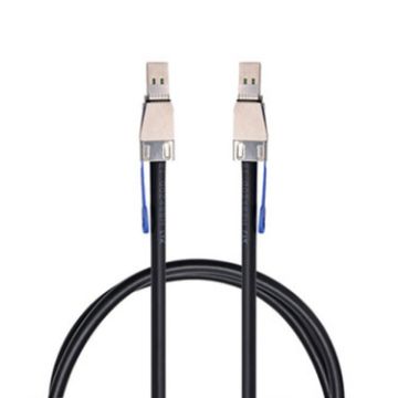 Picture of H0503 12Gbps SFF-8644 To 8644 HD Server External Hard Drive Data Cable, Color: Black 3m